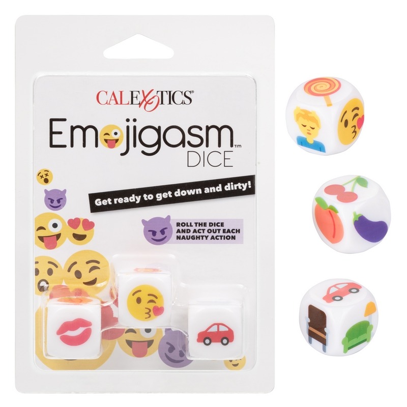 NEW SE2434-05-2 California Exotics Emojigasm Dice
