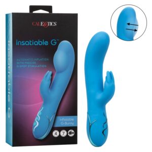 NEW SE4510-20-3 California Exotics Insatiable G Inflatable G-Bunny