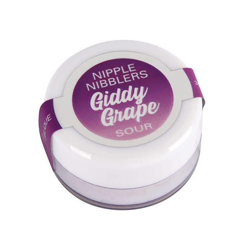 NEW JEL2601-05 Jelique Products 3 g. Nipple Nibblers Sour Tingle Balm Giddy Grape