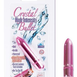 SE0075-50-2 California Exotics Crystal High Intensity Bullet - Pink