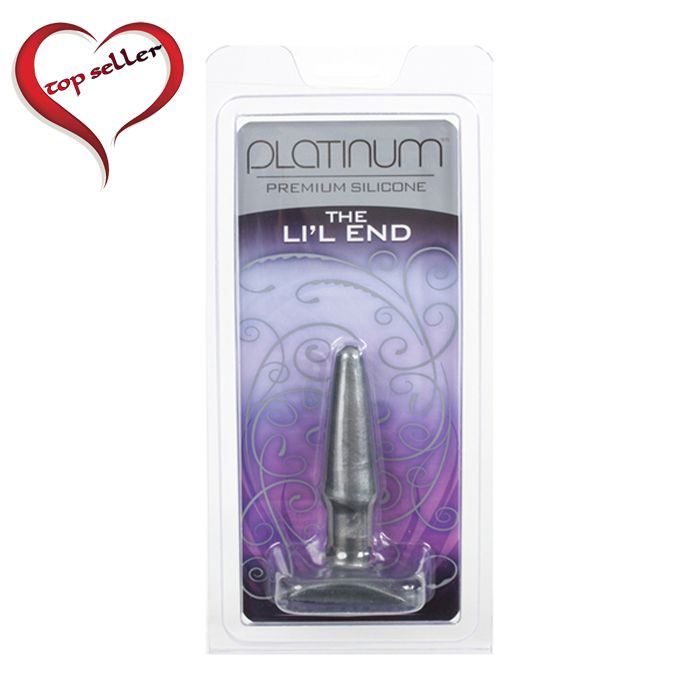 D0103-01  Doc Johnson Platinum Premium SiliconeThe Li’l End Charcoal