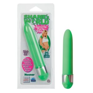 SE0536-20-2 California Exotics 4.75" Shane's World Sorority Party Vibe Nooner Green