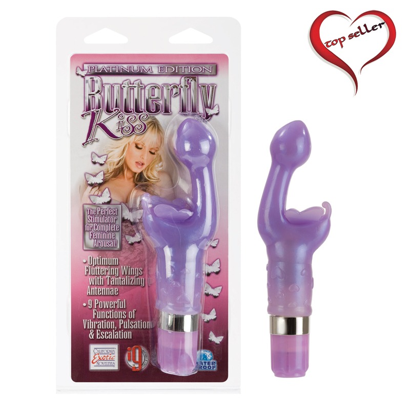 SE0782-35-2 California Exotics Platinum Edition Butterfly Kiss Purple