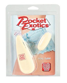 SE1106-09-2 California Exotics Pocket Exotics Single Bullet Ivory