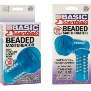 SE1786-12-3 California Exotics Basic Essentials Beaded Masturbator