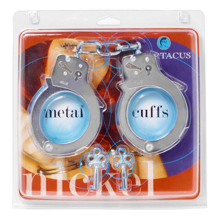 71004 Spartacus Nickel Single Lock Handcuffs BSPL-08G1B