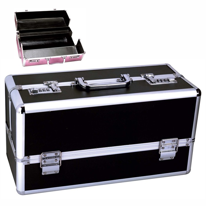 B1000 Large Lockable Vibrator Case Black