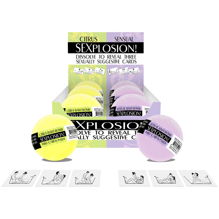 BGR29 Kheper Games Sexplosions! Bath Bombs Box of 6