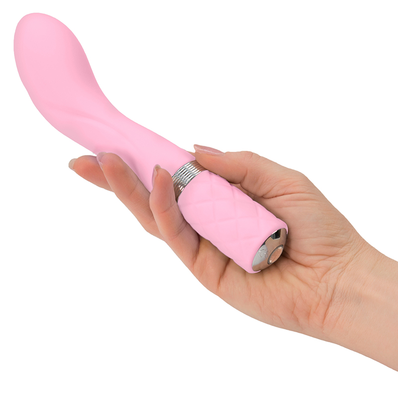 BM26516<br> BMS Factory<br> Pillow Talk Sassy G-Spot Vibe<br> Pink BM26516 BMS Factory Pillow Talk Sassy G-Spot Vibe Pink