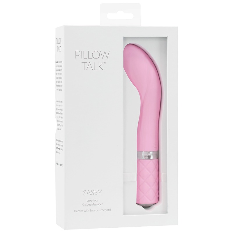 BM26516<br> BMS Factory<br> Pillow Talk Sassy G-Spot Vibe<br> Pink BM26516 BMS Factory Pillow Talk Sassy G-Spot Vibe Pink