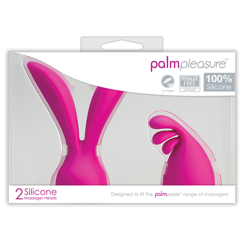 BM30533 BMS Factory  Palm Pleasure Attachments 2 Silicone Heads