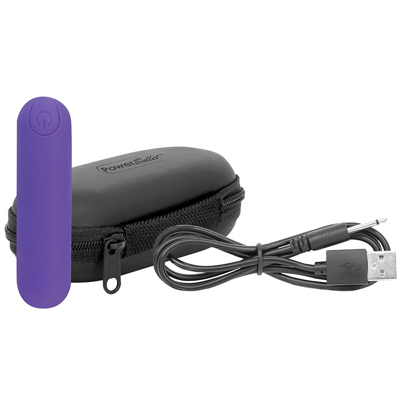 BM5715-3 BMS Factory Power Bullet Essential 3.5” Rechargeable Bullet Purple