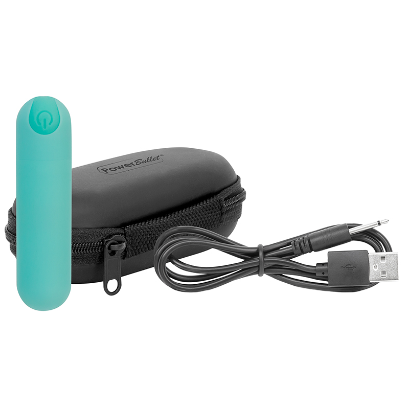 BM5719-3 BMS Factory Power Bullet Essential 3.5” Rechargeable Bullet Teal
