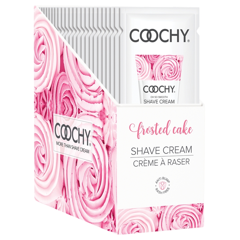C1003-99 Classic Erotica 15 ml Coochy Shave Cream Frosted Cake Display of 24 Foils
