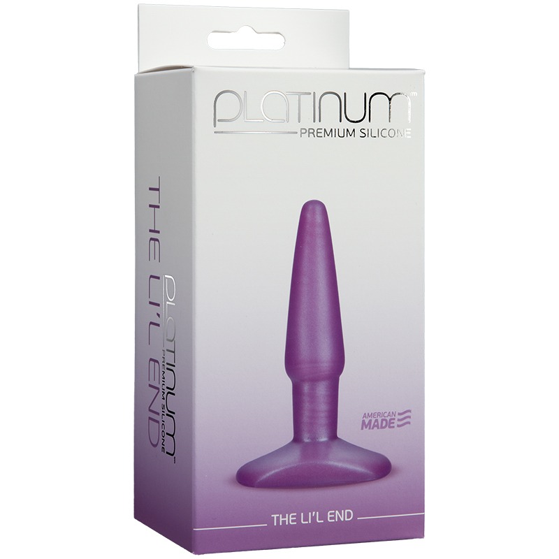 D0103-02  Doc Johnson Platinum Premium SiliconeThe Li’l End Purple
