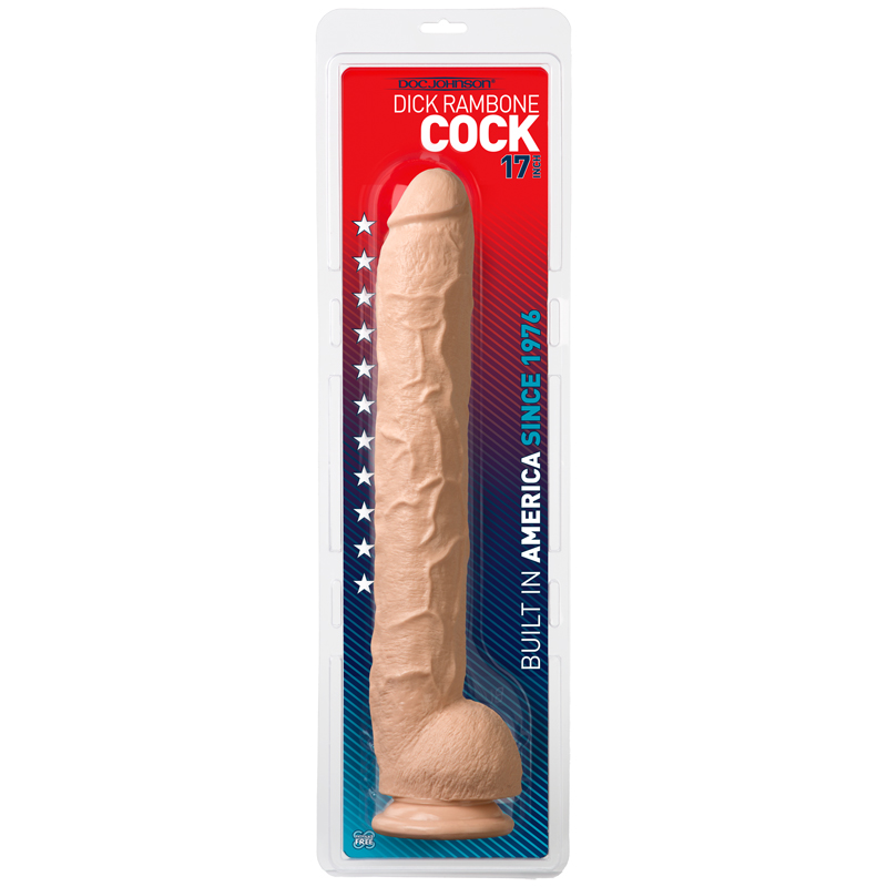 D0268-00 CL Doc Johnson Dick Rambone Cock White