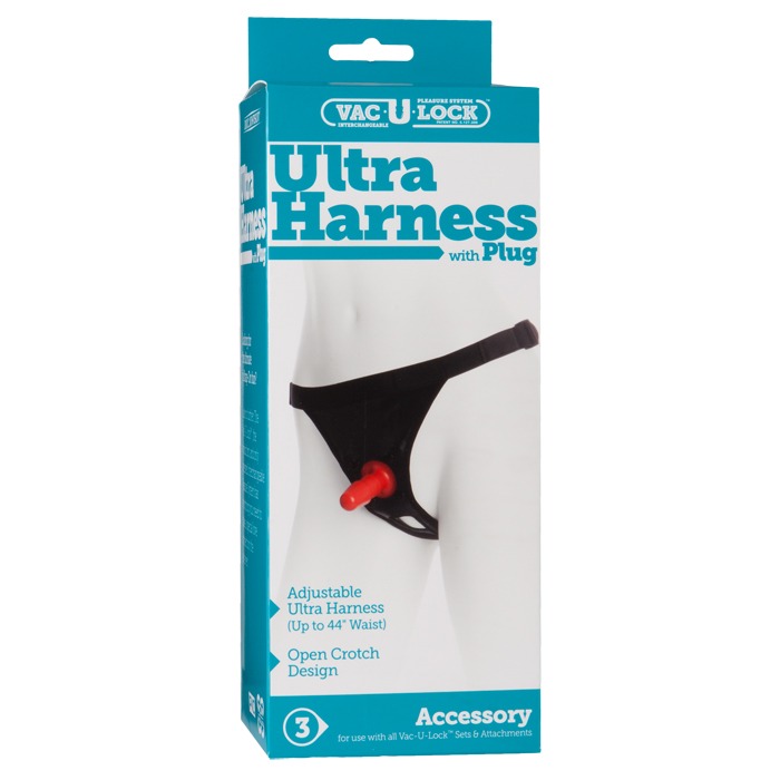 D1010-02 BX Doc Johnson Ultra Harness 2 & Plug