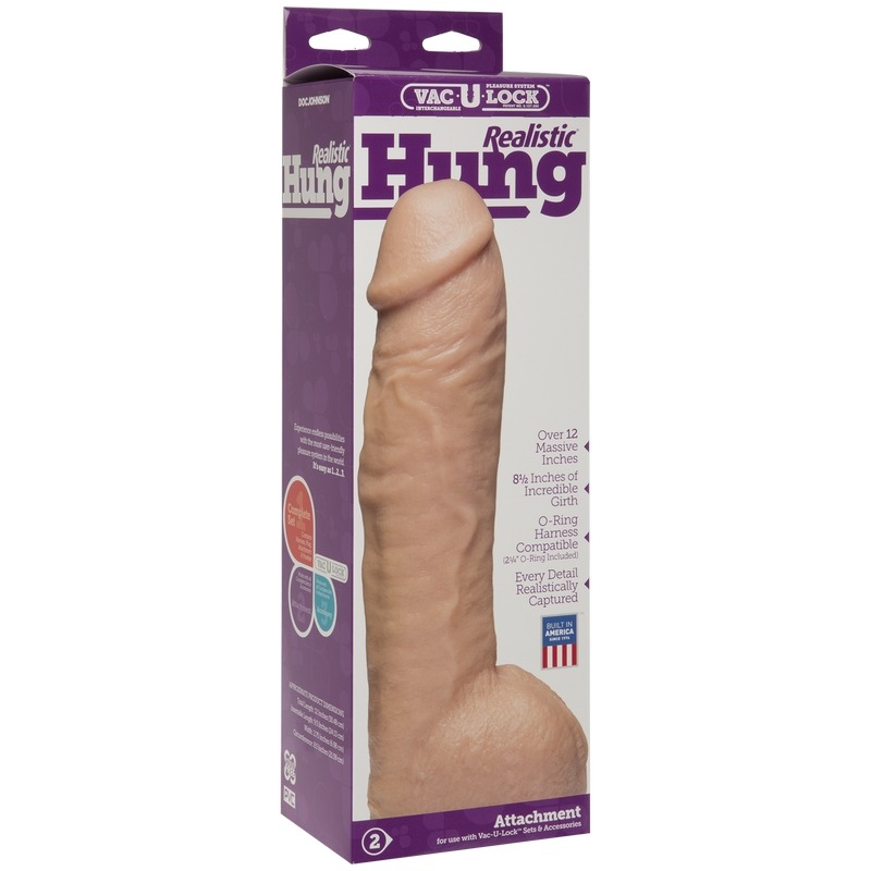 D1015-27 BX  Doc Johnson Hung™ Vac-U-Lock™ Attachment Vanilla