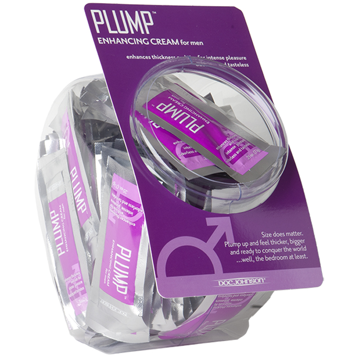 D1312-51 BX Doc Johnson  Plump Enhancing Cream For Men Foil Pac Bowl of 100