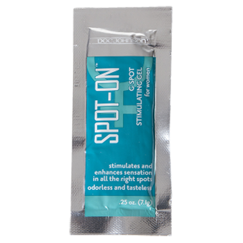 D1312-61 BU Doc Johnson  Spot-On G-Spot Stimulating Gel For Women Foil Pak