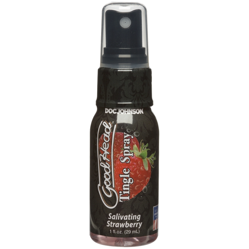 D1360-55 CD<br> Doc Johnson<br> GoodHead Tingle Spray<br> Salivating Strawberry D1360-55 CD Doc Johnson GoodHead Tingle Spray Salivating Strawberry