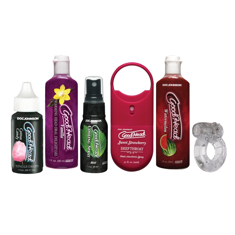 D1360-76 BX<br> Doc Johnson<br> Goodhead Sensations Kit D1360-76 BX Doc Johnson Goodhead Sensations Kit