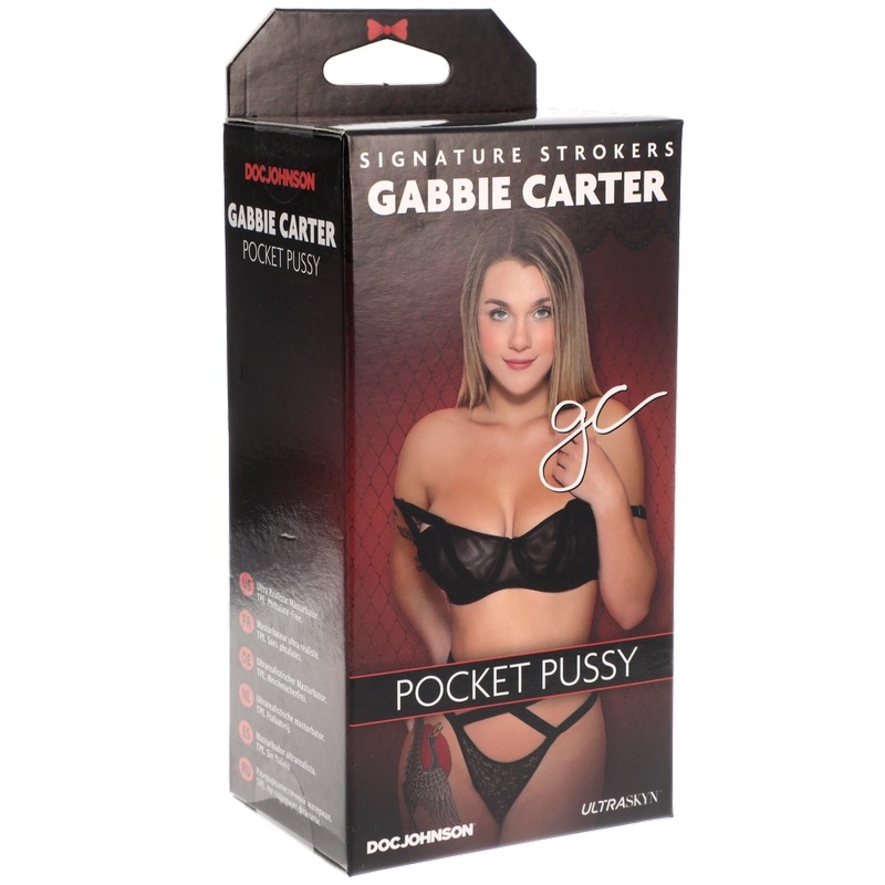 D5510-28 BX Doc Johnson Gabbie Carter UltraSkyn Pocket Pussy