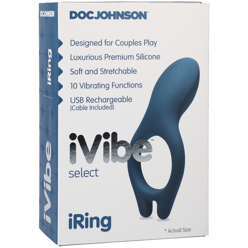 D6029-01 BX Doc Johnson iVibe Select i-Ring Marine Blue