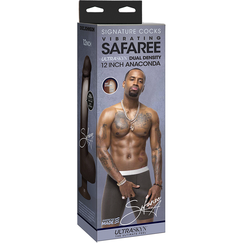 D8160-17 BX Doc Johnson Safaree Signature Cock 12" Anaconda