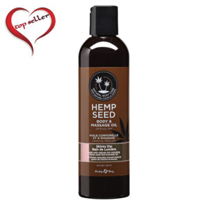 EB4004 Earthly Body 8 oz. Hemp Seed Massage Oil Skinny Dip