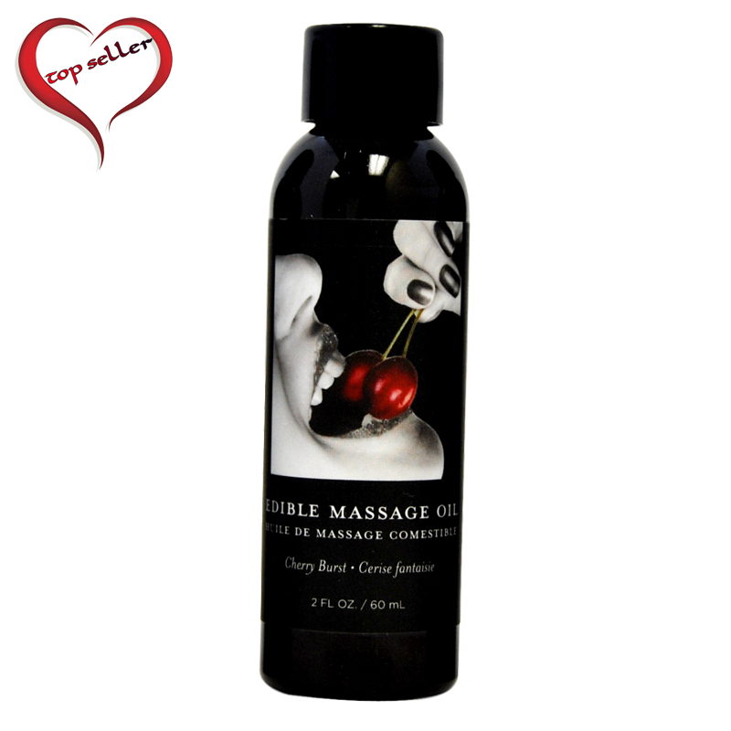 EB4600 Earthly Body 2 oz. Edible Massage Oil Cherry