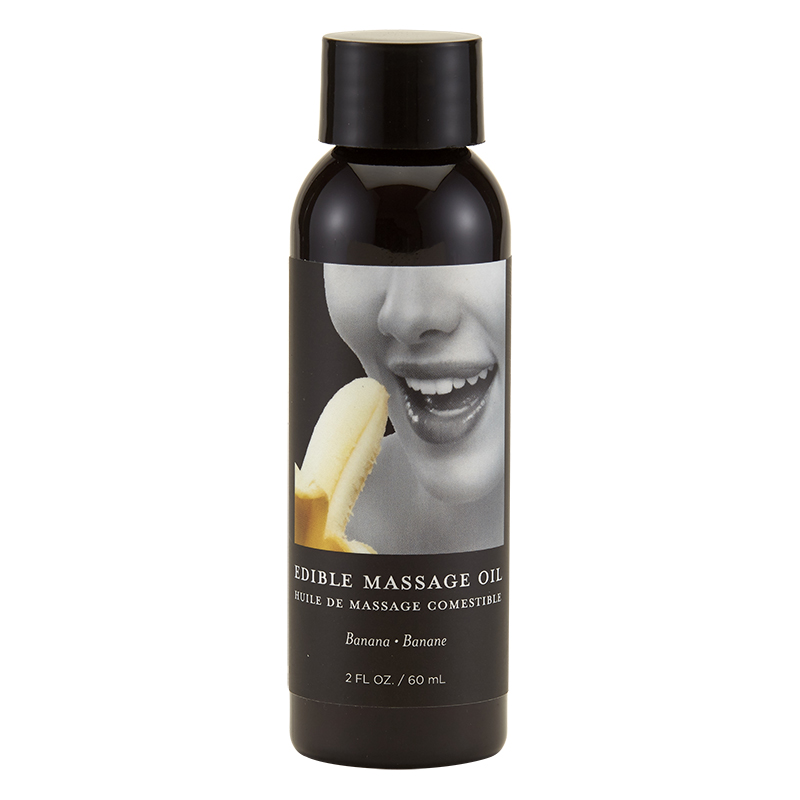 EB4607 Earthly Body 2 oz. Edible Massage Oil Banana