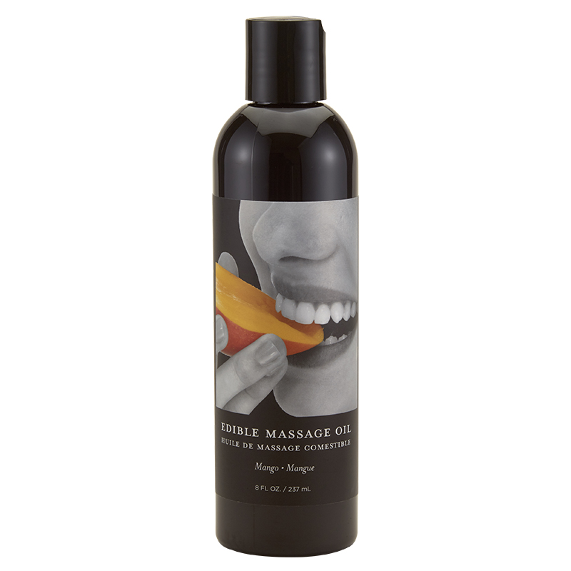 EB5004 Earthly Body 8 oz. Edible Massage Oil Mango