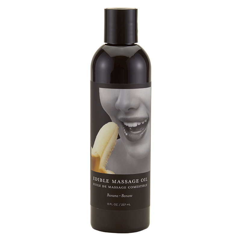EB5005 Earthly Body 8 oz. Edible Massage Oil Banana