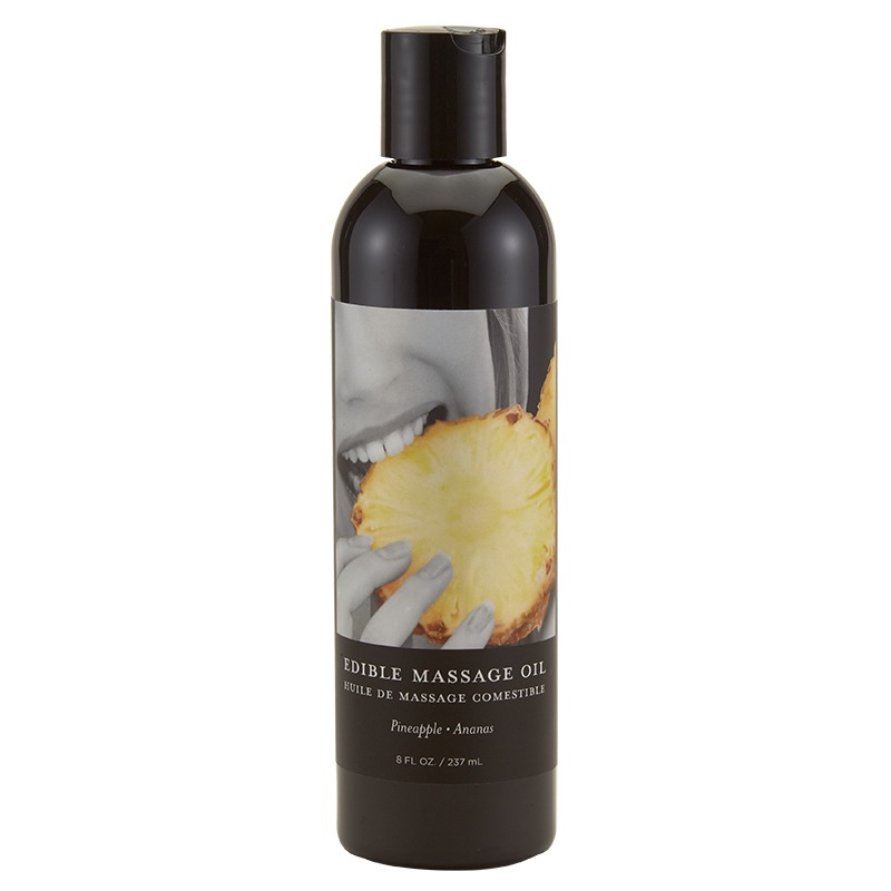 EB5006 Earthly Body 8 oz. Edible Massage Oil Pineapple