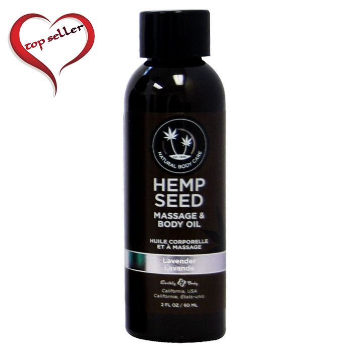 EB5202 Earthly Body 2 oz Massage Oil Lavender