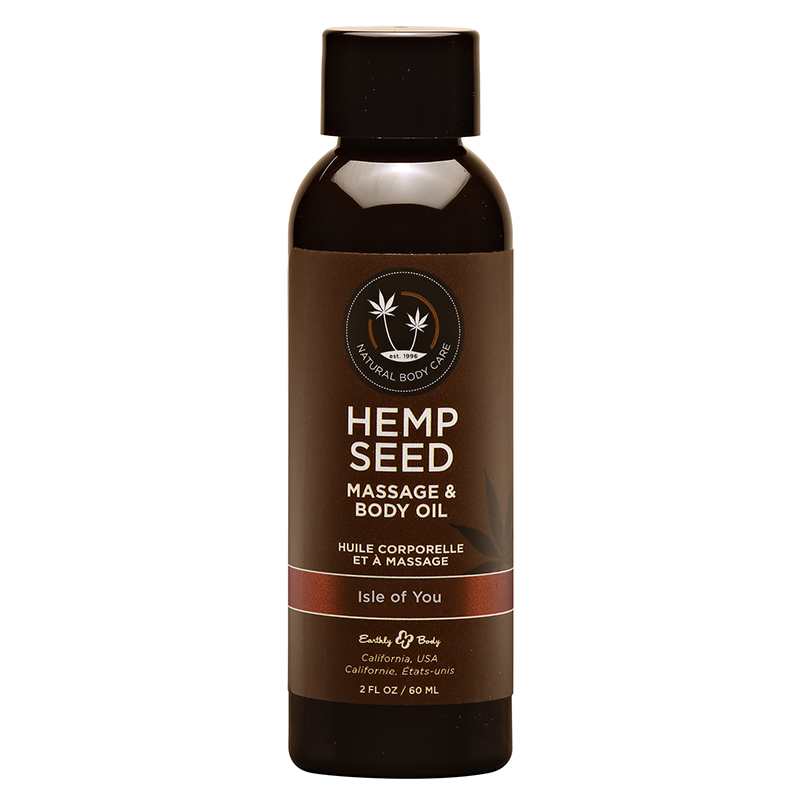 EB5208 Earthly Body 2 oz Massage Oil Isle of You