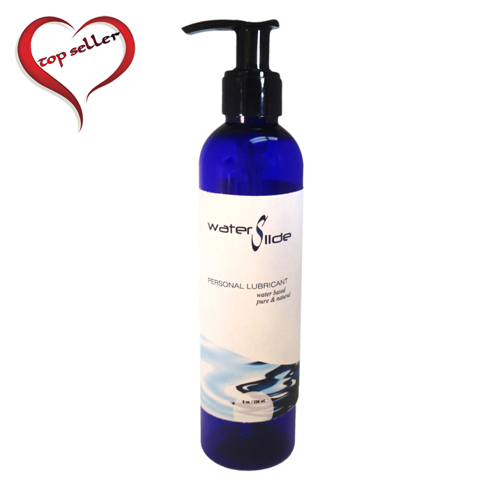 EB9004 Earthly Body 8 oz. Waterslide All Natural Lubricant Pump Bottle
