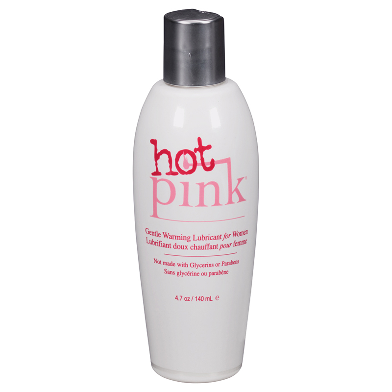EM1554 Empowered Products 4.7 oz Hot Pink Warming Water Based Lube