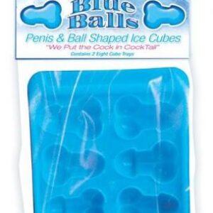 HP2219 Hott Products Blue Balls Ice Cube Tray 2 Pack
