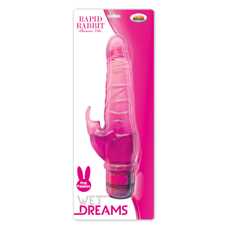 HP2932 Hott Products Rapid Rabbit Vibe Pink