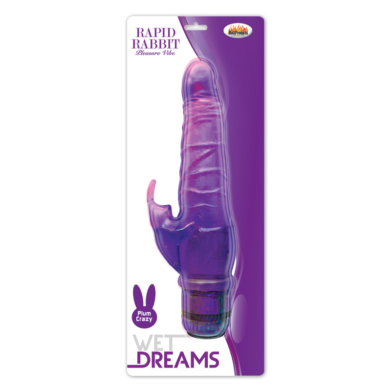 HP2933 Hott Products Rapid Rabbit Vibe Purple