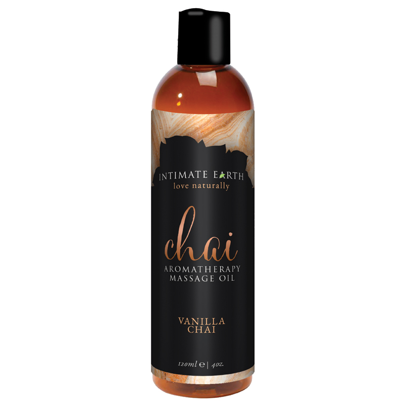 INT044-120IE Intimate Earth 120 ml Massage Oil Chai