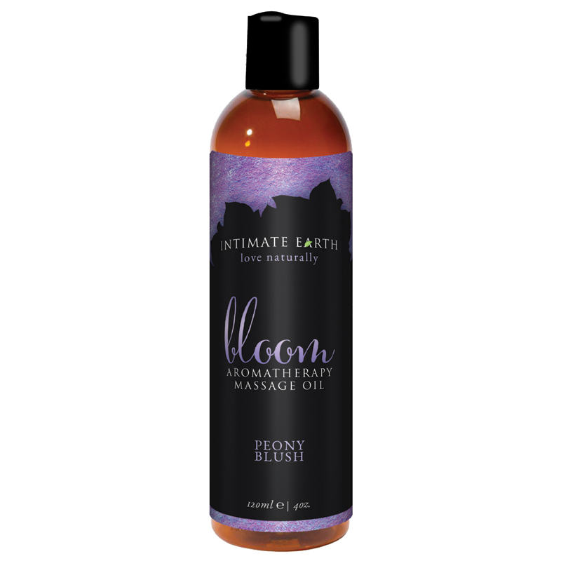 INT045-120IE Intimate Earth 120 ml Massage Oil Bloom