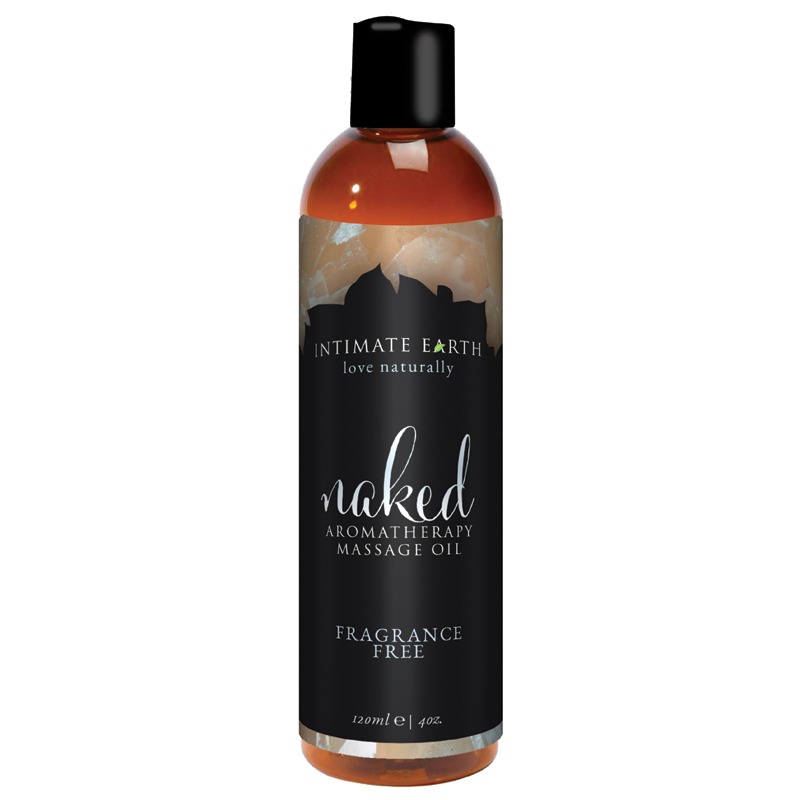 INT046-120IE Intimate Earth 120 ml Massage Oil Naked