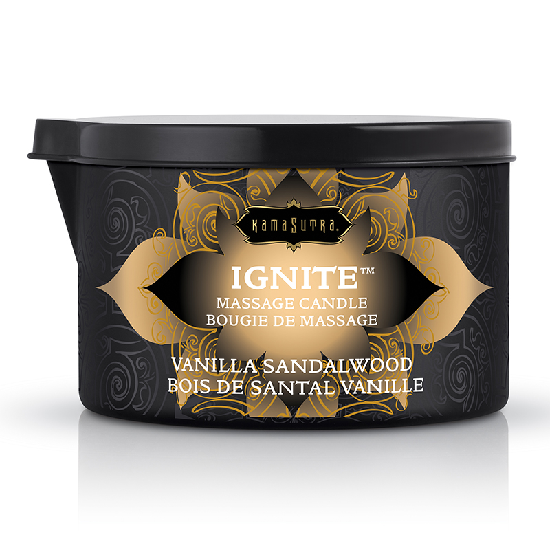 KAM10226 Kama Sutra Massage Candle Vanilla Sandalwood