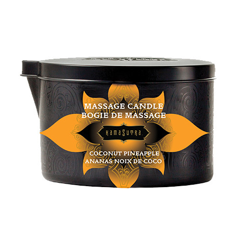 KAM10227 Kama Sutra Massage Candle Coconut Pineapple