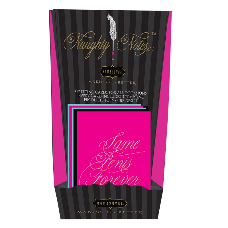 KAM14100 Kama Sutra Naughty Notes Display of 12