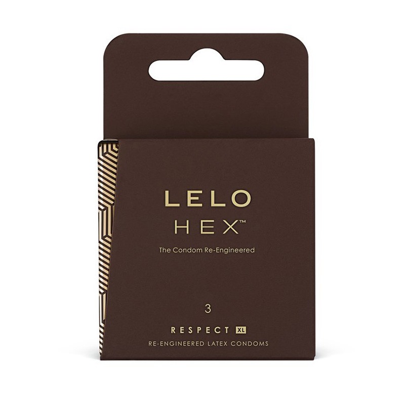 L4979 Lelo Hex Respect XL Condom 3 Pack NO FURTHER DISCOUNTS APPLY