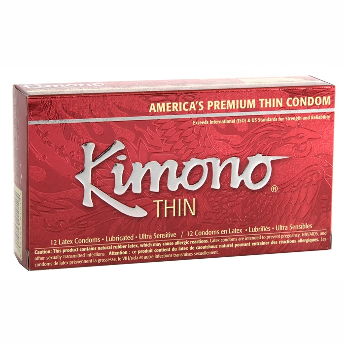 M01012 Kimono Thin Condom12 Pack